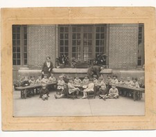 Kids Kindergarten Photo Photography Court Table 1940s