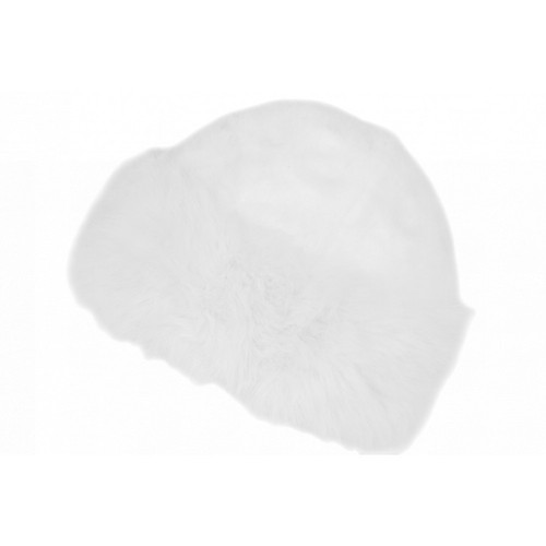 Toque chapka fourrure blanche - chapka,