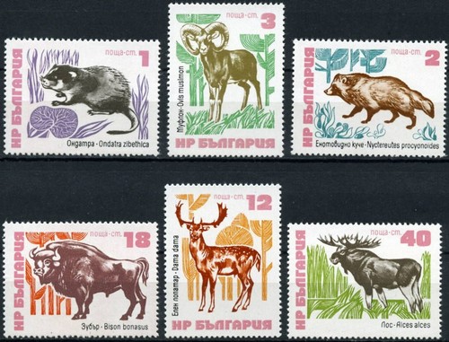Bulgaria 1973 fauna animals - bulgaria,