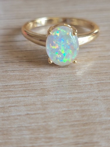 Bague pierre opale - bague,