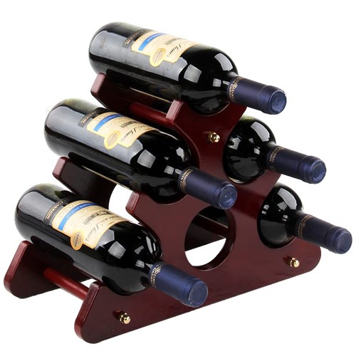 Porte bouteille vin bois - porte,