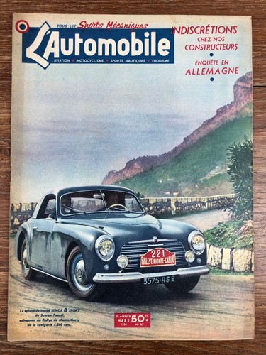 Revue automobile 47 - revue, (mars