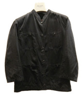 PRADA Veste Ultra Légère Versatile Coton Nylon Satiné Doux Manches 7/8 Col Mao M