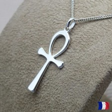 Pendentif croix Ankh argent