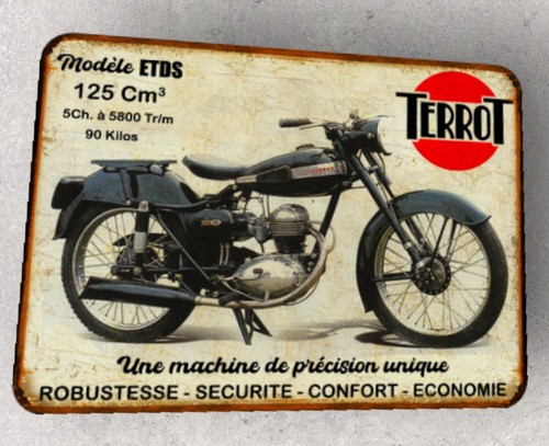 Plaque métal vintage - plaque,