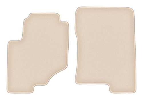 Tapis avant velours beige pour