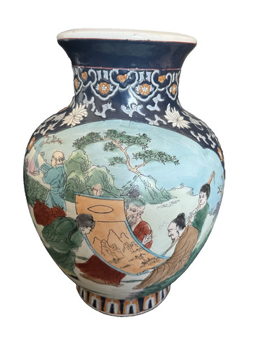 Ancien vase porcelaine - ancien,