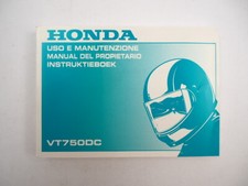 Honda VT750 DC Black Widow Uso e Manutenzione Manual Propietario Instructieboek