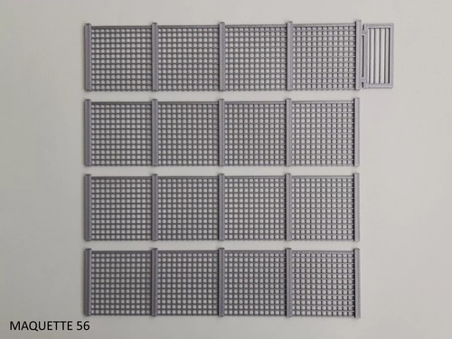 Grillage forme carrée - grillage,