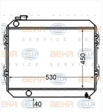 HELLA 8MK376726-651 Radiateur