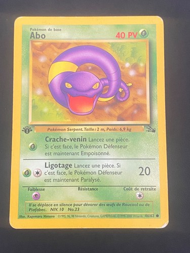 Carte pokemon abo 62 - pokemon,