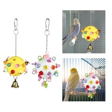 Cage à oiseaux jouet suspendu perroquet jouet à mâcher balle encourage