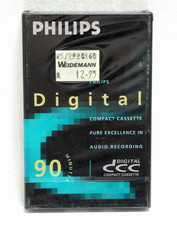 PHILIPS DCC DIGITAL COMPACT CASSETTE K7 AUDIO VIERGE ENREGISTRABLE 90 MIN NEUF