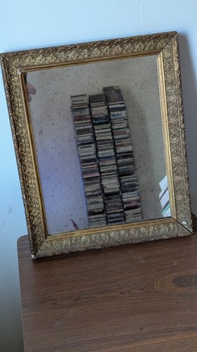 Ancien petit miroir - miroir, en