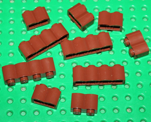 Lego redbrown brique bûche - brique,bûche,