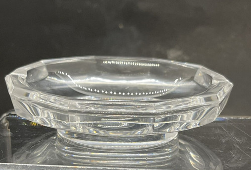 Val lambert footed crystal - footed,