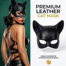 Masque En Latex Chat Costume
