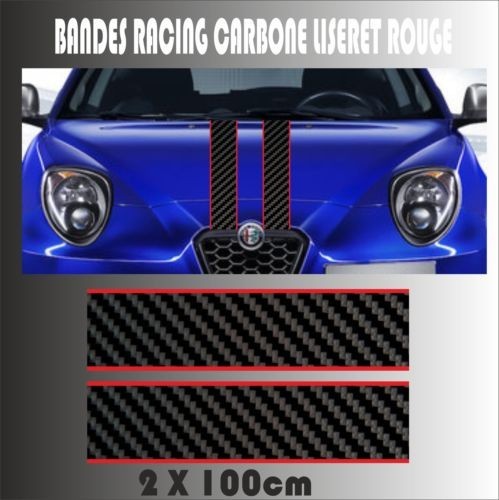 Bandes voiture capot - bandes,
