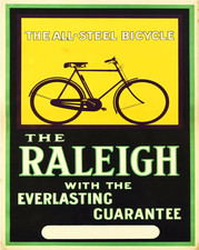 Affiche v�lo vintage Raleigh