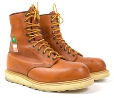 RED WING 40122 Work Boot - Leather, Vibram (Brown) Men's US 10 EE * Made in USA