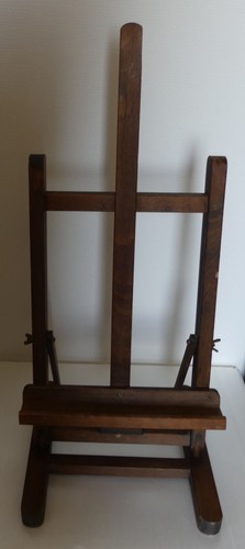 Chevalet table bois ancien - table,