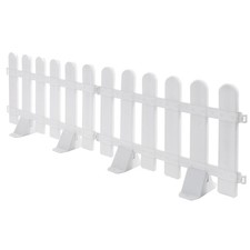  2 Pcs Bordure Jardin Massif Grillage Cloture Rigide Clôture En Plastique