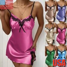 Nuisette Sexy En Satin De Soie