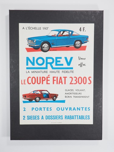 Norev affichette revendeur - norev,