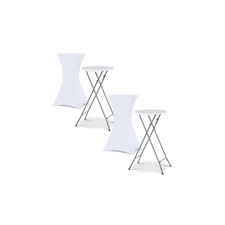 Lot de 2 tables hautes