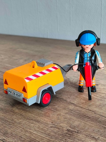 Playmobil compresseur chantier - compresseur,