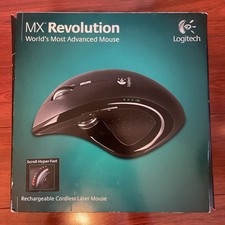 New Open Box Logitech MX Revolution Wireless Cordless Laser Mouse USB