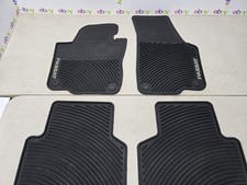 Volkswagen Passat Molded Black Rubber All Weather Floor Mat Kit Set of 4 OEM