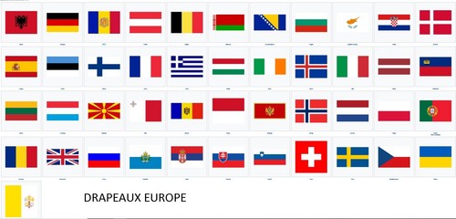 Autocollant drapeaux - , de