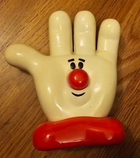 Vintage 1980’s Hamburger Helper Helping Hand Transistor Radio Tested Works