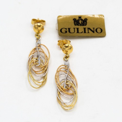 Boucles oreilles or jaune - en,