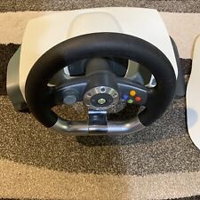 MICROSOFT XBOX 360 STEERING WHEEL AND PEDAL WITH FORCE FEEDBACK See Description