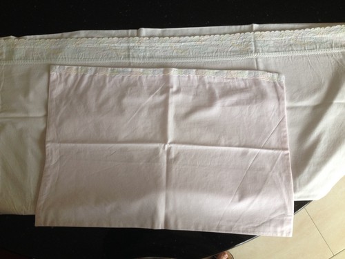 Drap taie avec liseret - +,