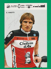 CYCLISME carte cycliste ENNIO VANOTTI équipe CHATEAU D'AX SALOTTI Signée