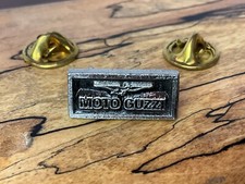 Moto Guzzi Logo Motorcycle Biker Pin Vest Jacket True Vintage Genuine