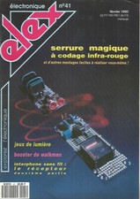 ELEKTOR N°41 SERRURE CODAGE INFRA-ROUGE / JEUX DE LUMIERE / INTERPHONE SANS FIL
