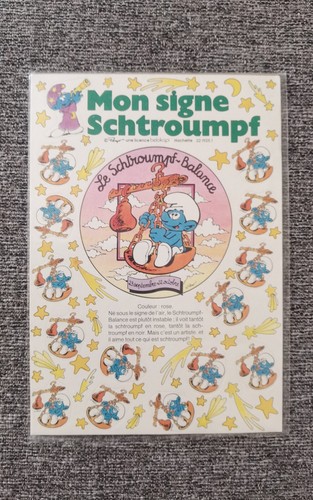 Peyo mon signe schtroumpf - ", "