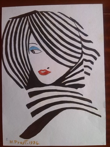 Portrait pop art - portrait, essaie