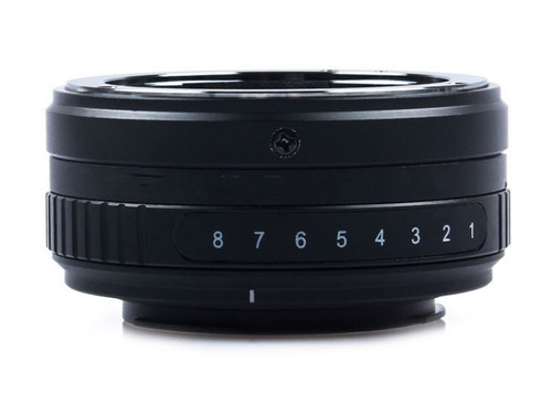 Tilt lens adapter for - lens, olympus
