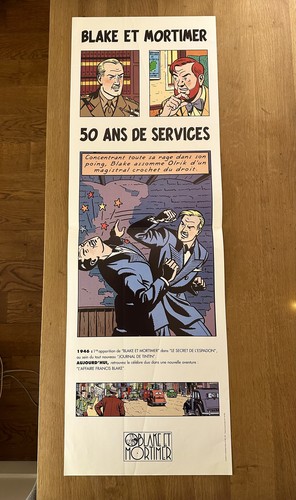 Blake mortmer poster - bd, et