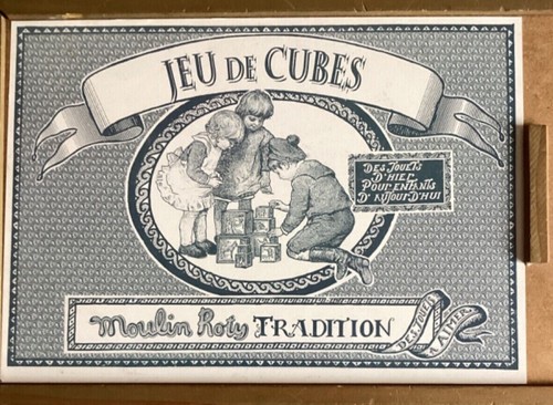 Jeu cubes moulin - moulin, roty