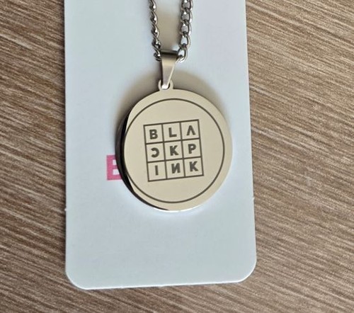 Collier blackpink acier - collier,