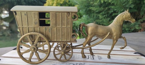 Cheval charette laiton vide - charette,