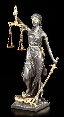 Justitia figurée déesse - déesse, de