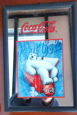 MIROIR PUBLICITAIRE COCA COLA