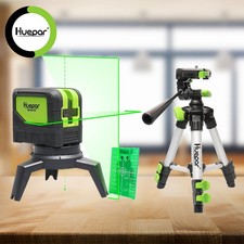 Laser autonivelant avec ligne horizontale verticale à 2 points +trépied de 50 cm